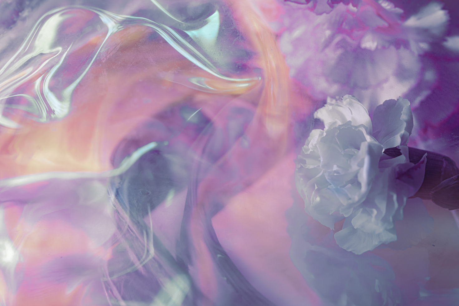 Abstract Lavender Crystal